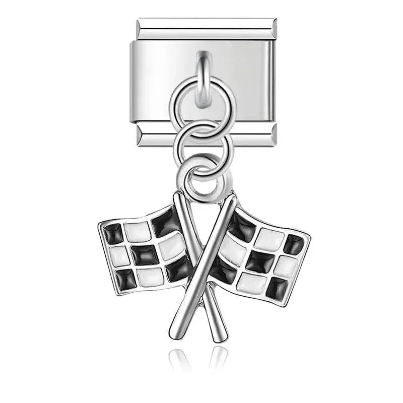 FLAG - PENDANT CHARM - Charea