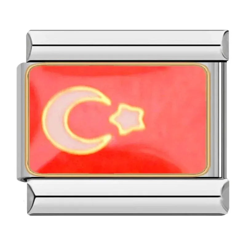 TURKEY FLAG - CHARM - Charea