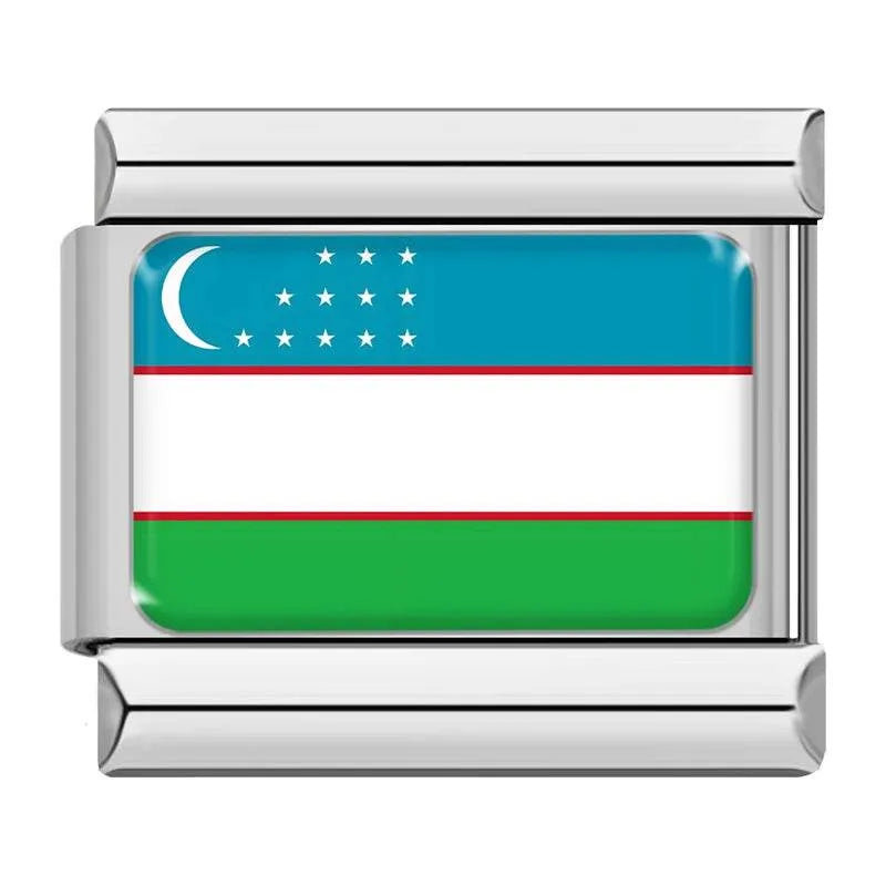 UZBEKISTAN FLAG - CHARM - Charea