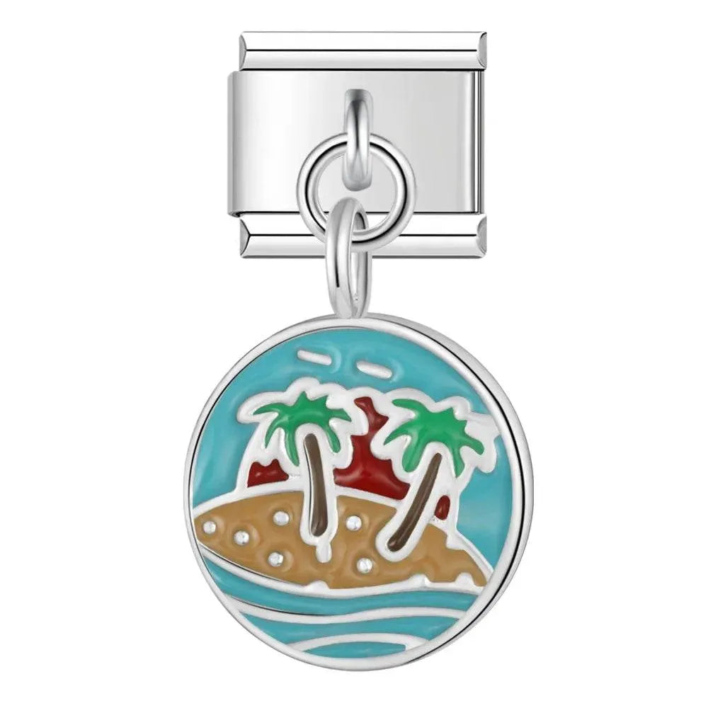 ISLAND PALM - PENDANT CHARM - Charea