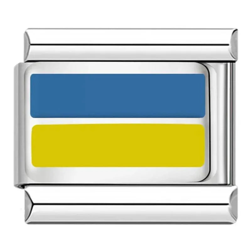 UKRAINE FLAG - CHARM - Charea
