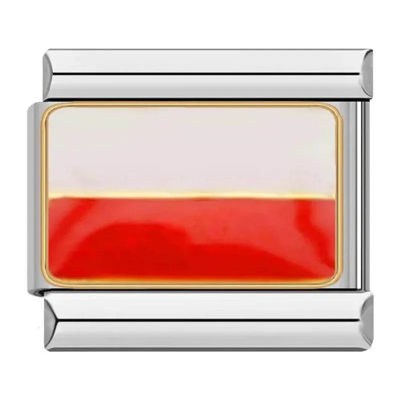 POLAND FLAG - CHARM - Charea