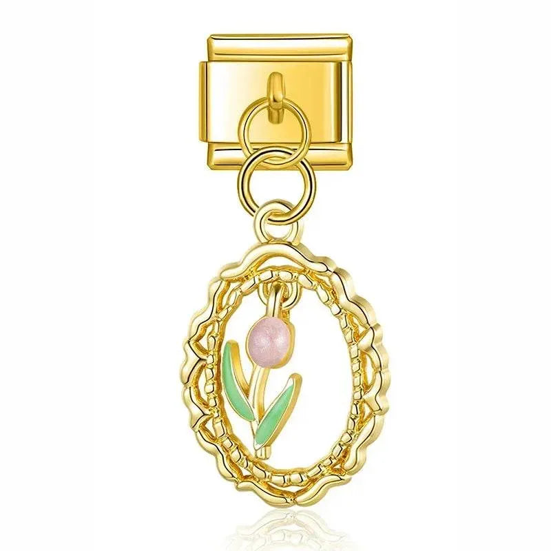 FLOWER - PENDANT CHARM - Charea