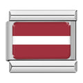 LATVIA FLAG - CHARM - Charea