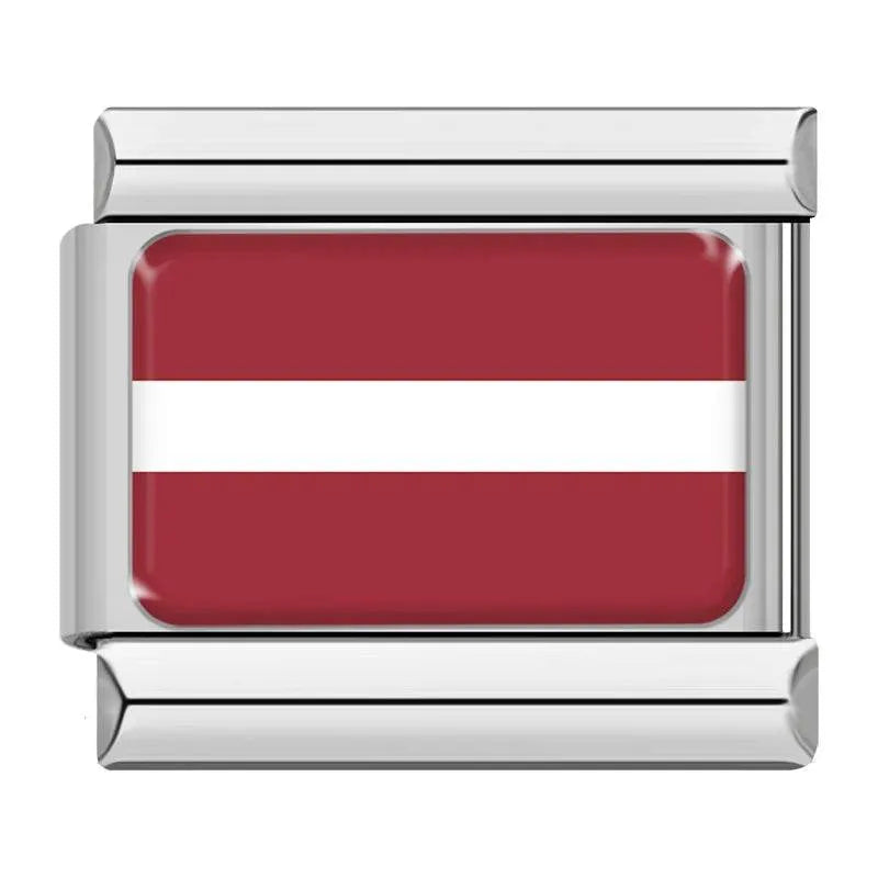 LATVIA FLAG - CHARM - Charea