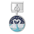 SWANS - PENDANT CHARM - Charea