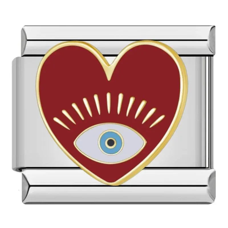 HEART WITH EYE - CHARM - Charea