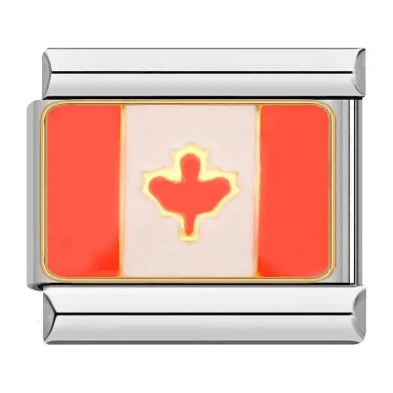 CANADA FLAG - CHARM - Charea