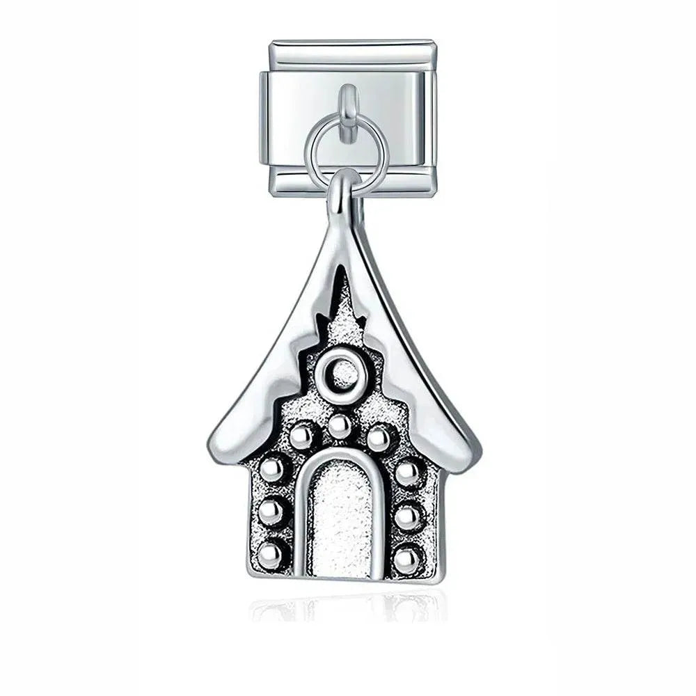GINGERBREAD HOUSE - PENDANT CHARM - Charea