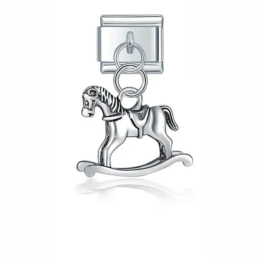 ROCKING HORSE - PENDANT CHARM - Charea