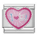 HEART I LOVE U - CHARM - Charea