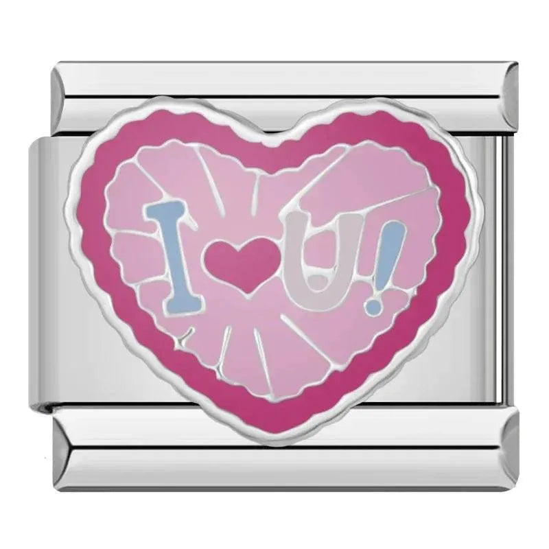 HEART I LOVE U - CHARM - Charea