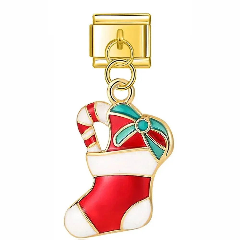 CHRISTMAS STOCKING - PENDANT CHARM - Charea