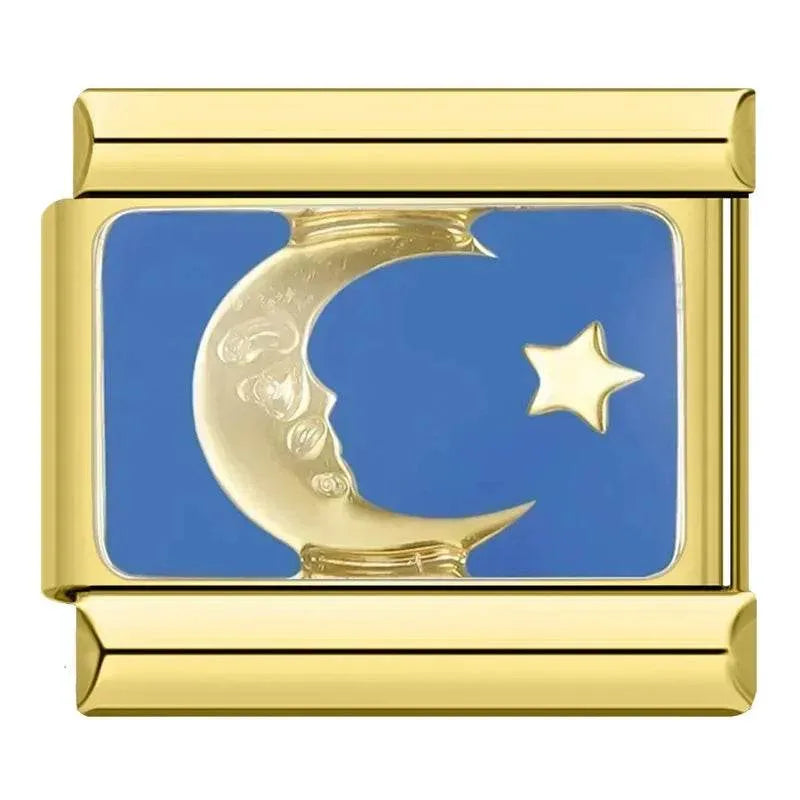 MOON AND STAR - CHARM - Charea