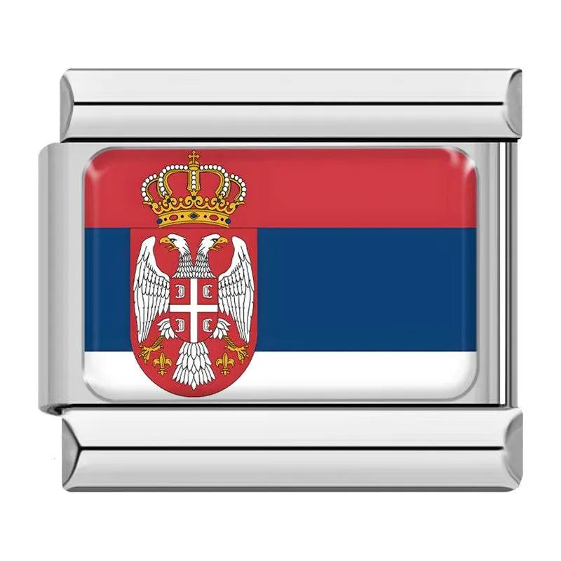 SERBIA FLAG - CHARM - Charea