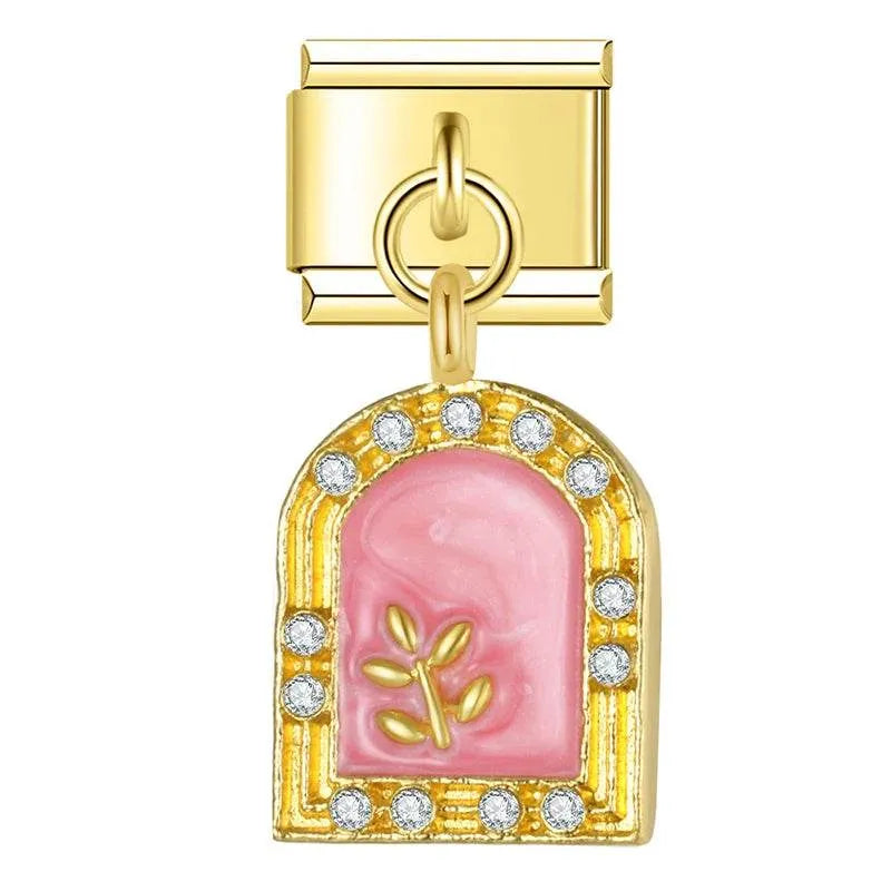 PINK FLOWER - PENDANT CHARM - Charea