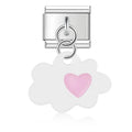 CLOUD WITH HEART - PENDANT CHARM - Charea