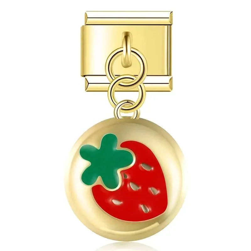 STRAWBERRY - PENDANT CHARM - Charea