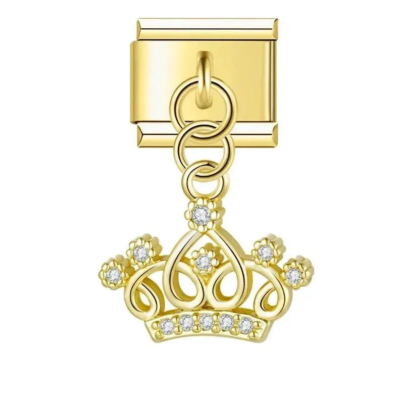 CROWN - PENDANT CHARM - Charea