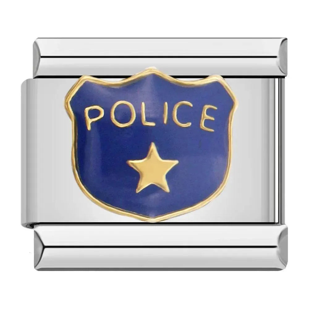 POLICE BADGE - CHARM - Charea