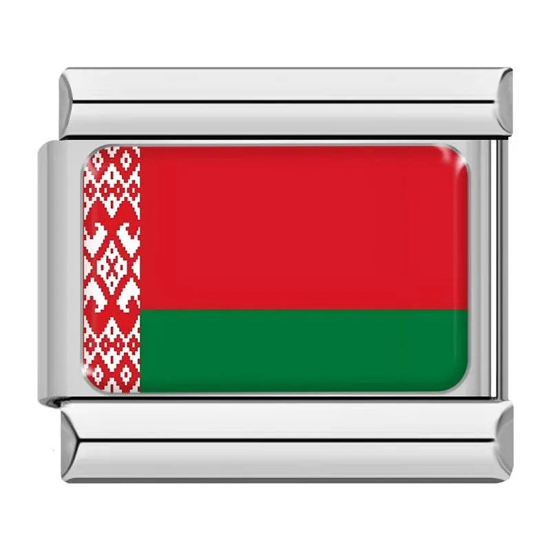 BELARUS FLAG - CHARM - Charea