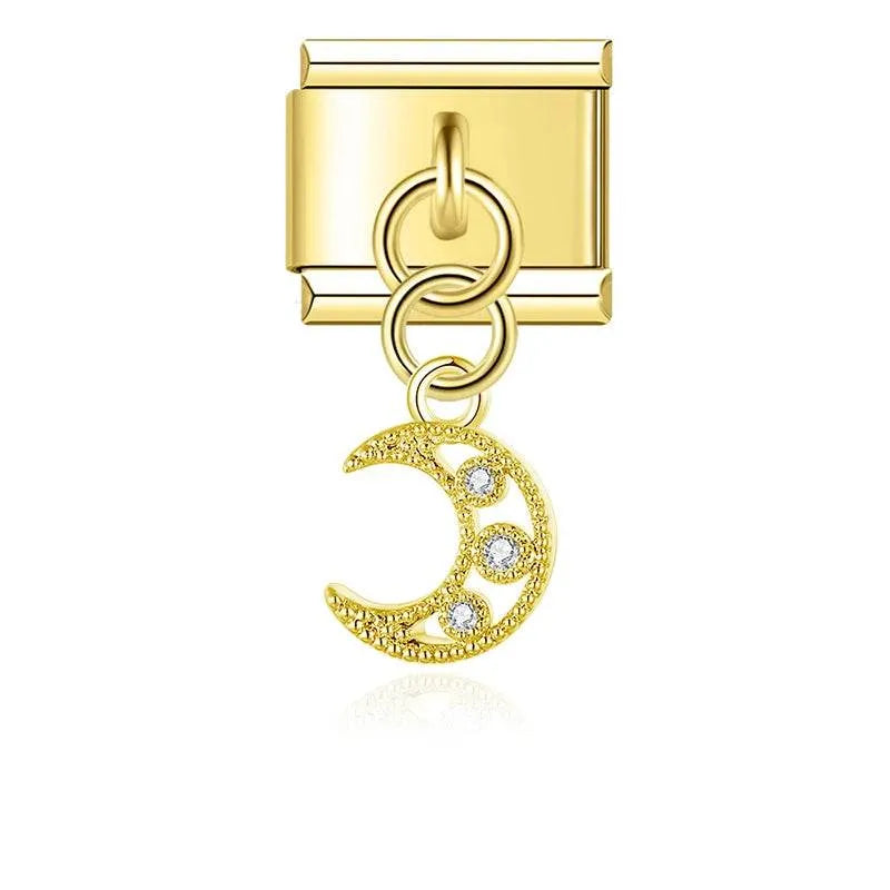 MOON - PENDANT CHARM - Charea