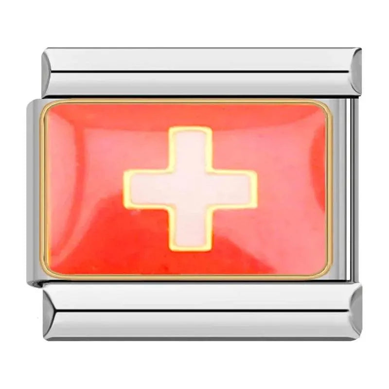 SCHWEIZ FLAG - CHARM - Charea