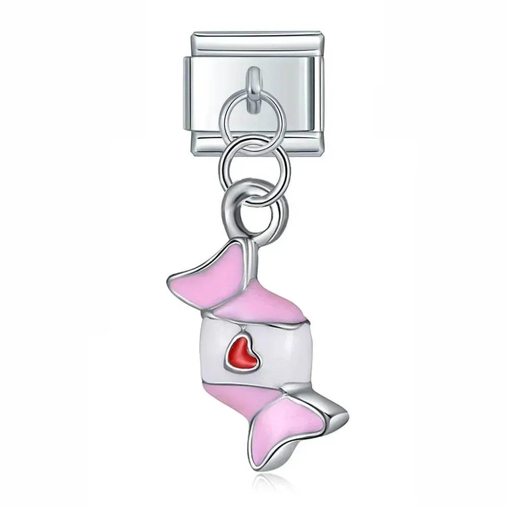 FISH WITH HEART - PENDANT CHARM - Charea