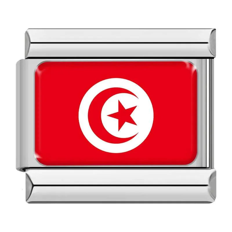 TUNISIA FLAG - CHARM - Charea