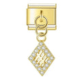 DIAMOND FRAME - PENDANT CHARM - Charea