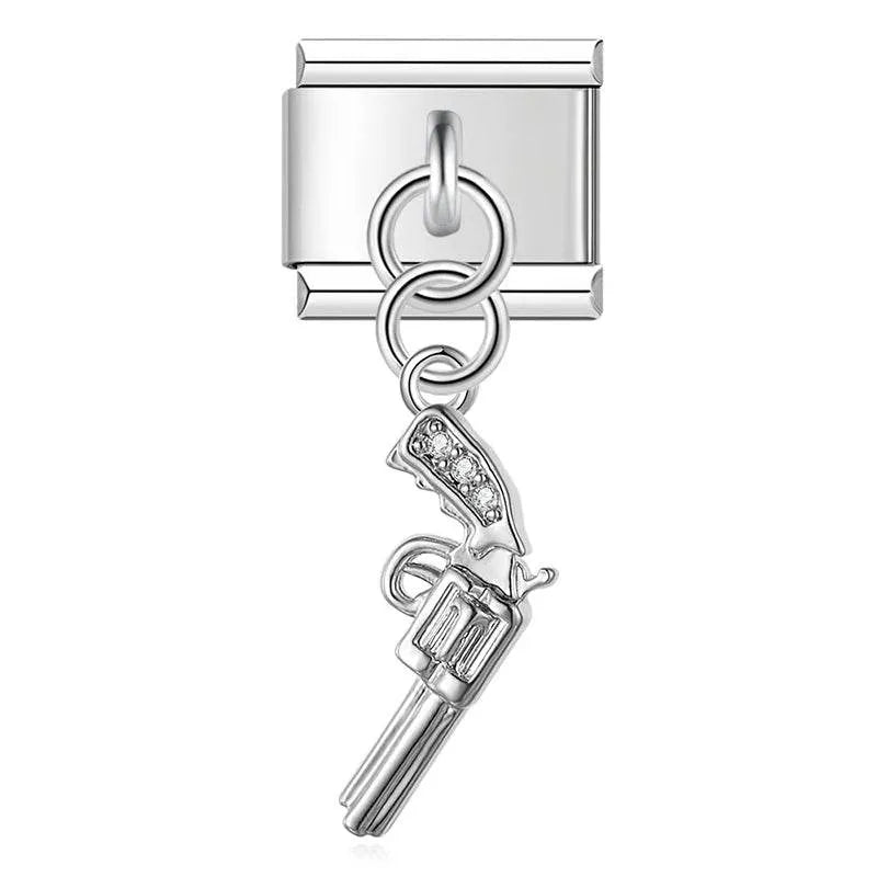 REVOLVER - PENDANT CHARM - Charea