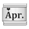 HEART APRIL - CHARM - Charea