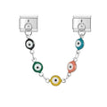 EVIL EYES COLORS - CHAIN CHARM - Charea