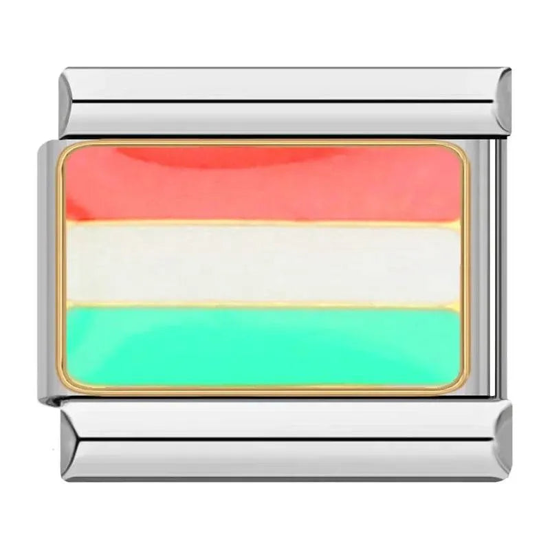 HUNGARY FLAG - CHARM - Charea