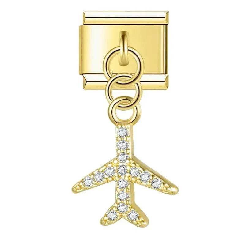 AIRPLANE - PENDANT CHARM - Charea