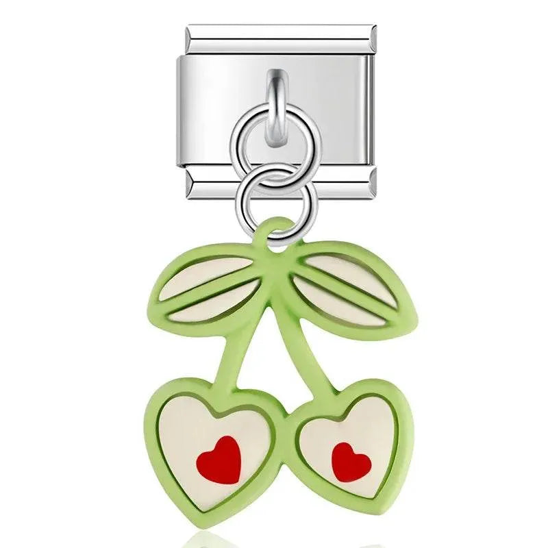 HEART CHERRY - PENDANT CHARM - Charea
