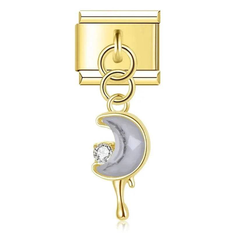 MOON - PENDANT CHARM - Charea