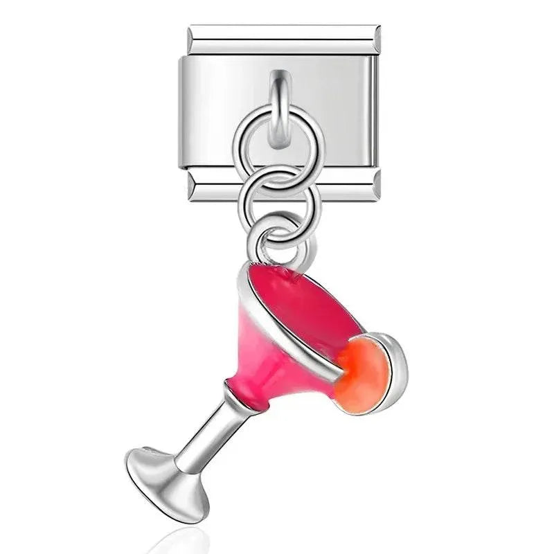 MARTINI GLASS - PENDANT CHARM - Charea