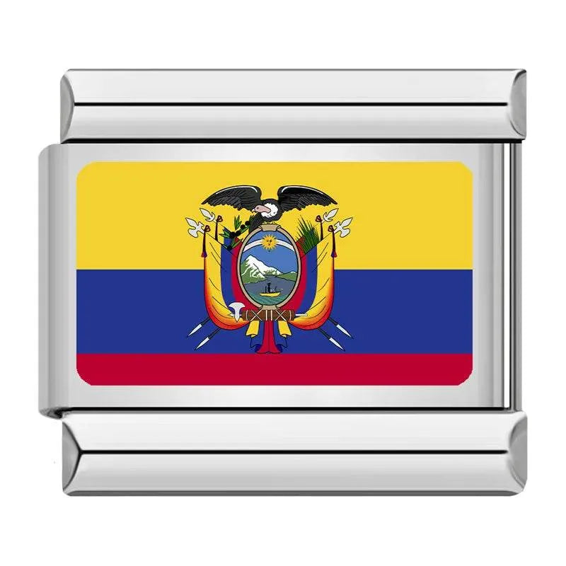 ECUADOR FLAG - CHARM - Charea