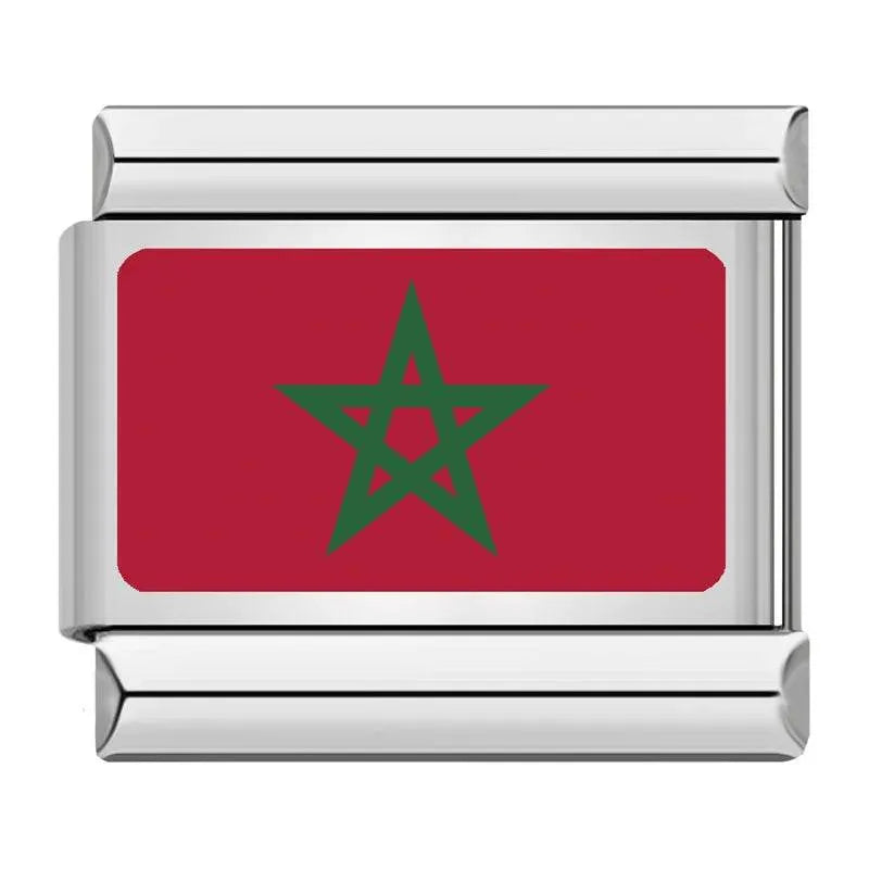 MOROCCO FLAG - CHARM - Charea