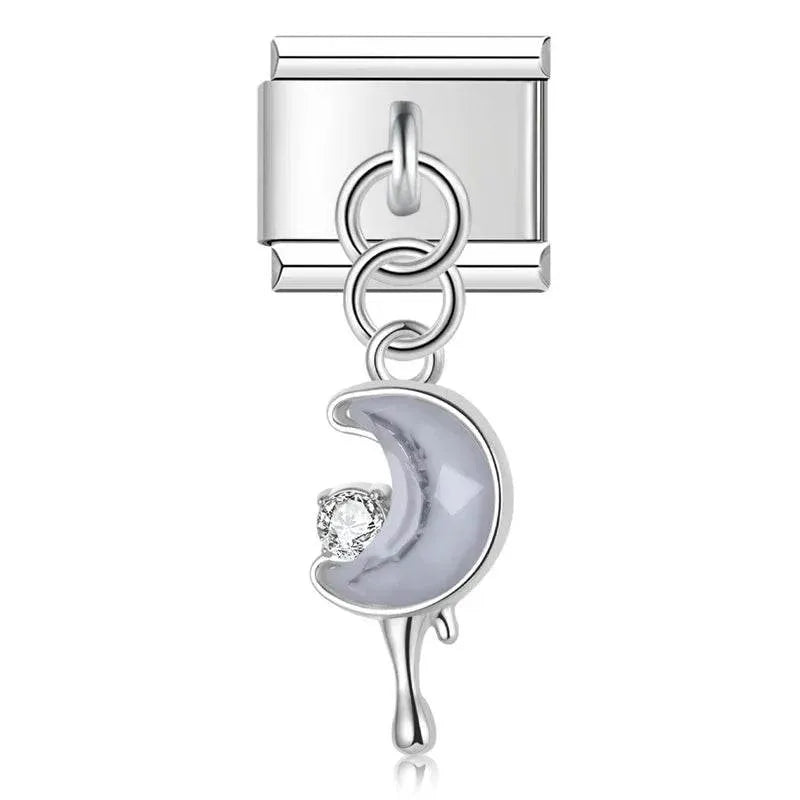 MOON - PENDANT CHARM - Charea