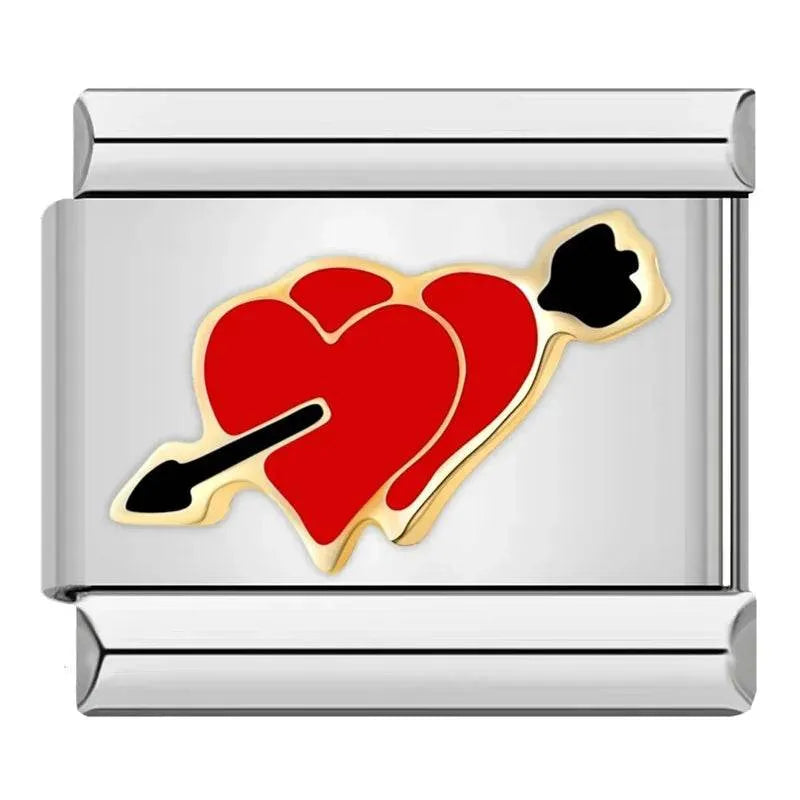 HEARTS WITH ARROW - CHARM - Charea