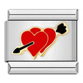 HEARTS WITH ARROW - CHARM - Charea