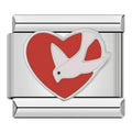 HEART DOVE - CHARM - Charea