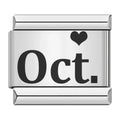 OCT. HEART - CHARM - Charea