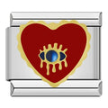 HEART WITH EYE - CHARM - Charea