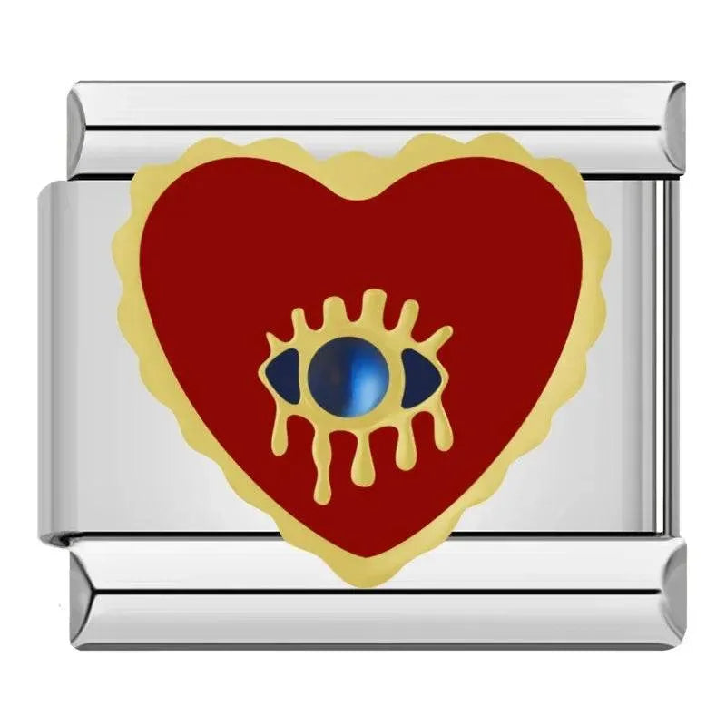HEART WITH EYE - CHARM - Charea