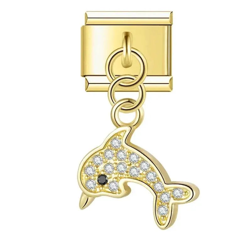 DOLPHIN - PENDANT CHARM - Charea