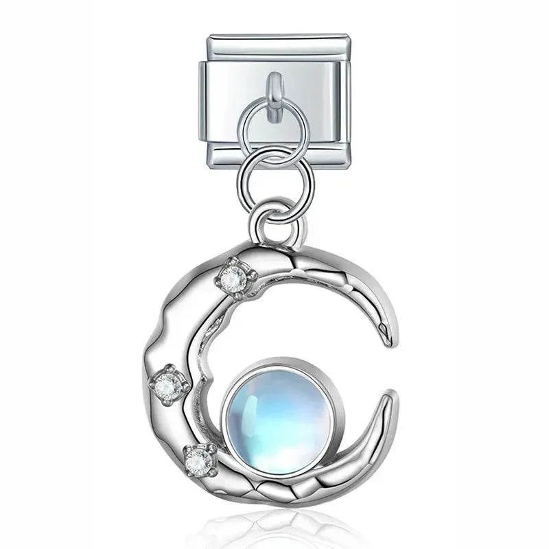 MOON - PENDANT CHARM - Charea