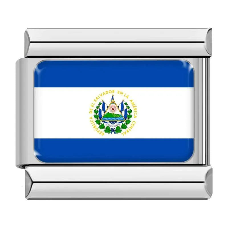 EL SALVADOR FLAG - CHARM - Charea